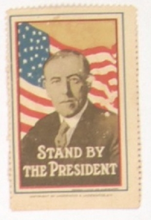 Wilson Stand Behind the President Stamp