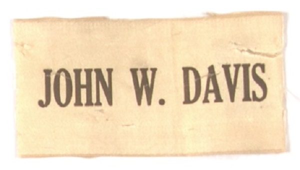 John W. Davis Ribbon