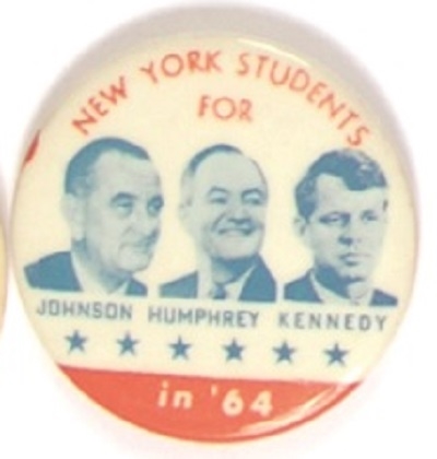 Johnson, Humphrey, RFK New York Students Orange Version