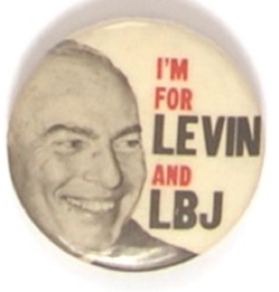 Im for Levin for LBJ New York Celluloid