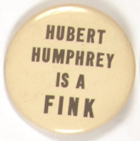 Humphrey is a Fink, Black Letters Version