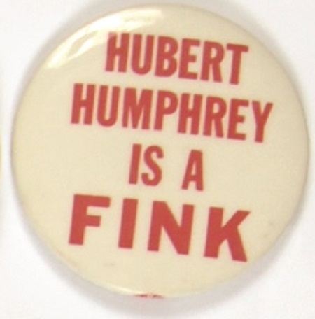 Humphrey is a Fink, Red Letters Version