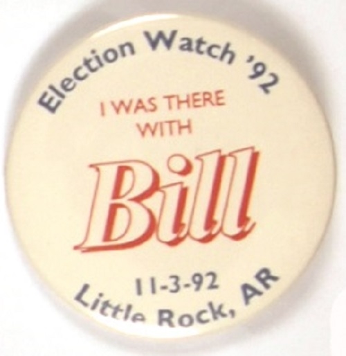 Bill Clinton Little Rock 1992 Election Night Watch