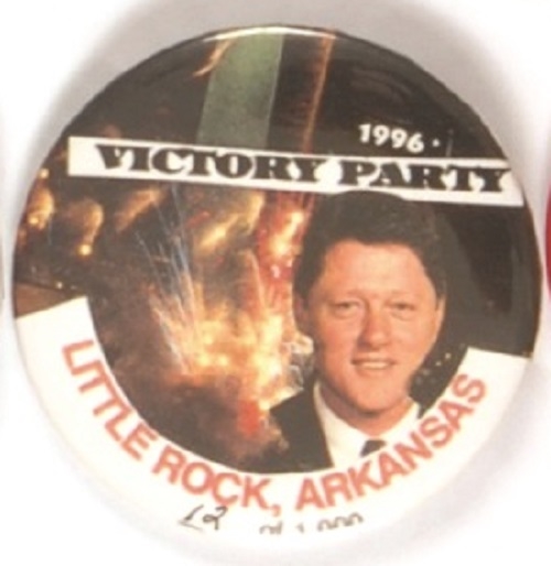 Clinton Little Rock Victory Party 1996