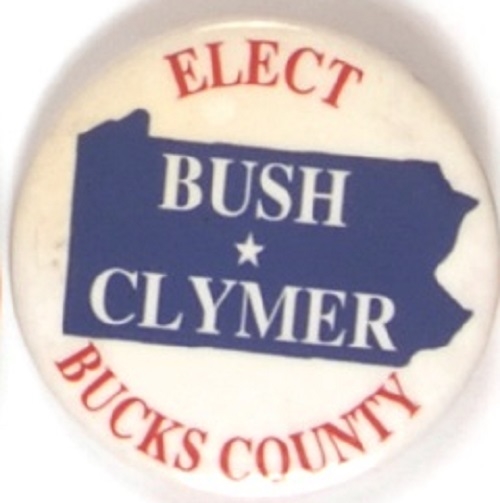 Bush, Clymer Pennsylvania Coattail