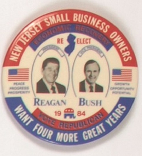 Reagan-Bush New Jersey Small Business