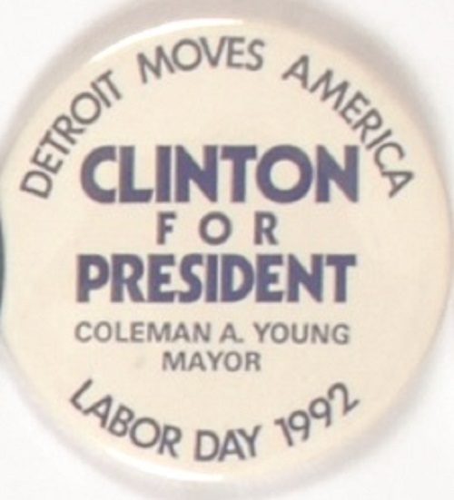 Clinton Detroit Moves America Labor Day