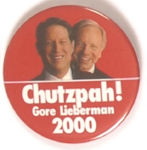 Gore-Lieberman Chutzpah!