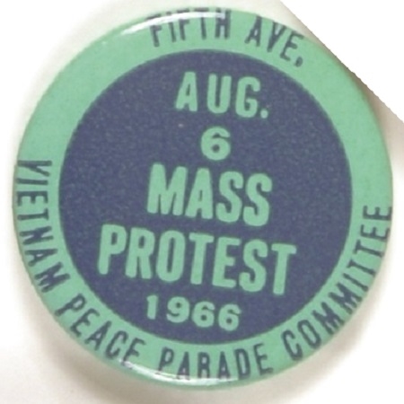Fifth Avenue Vietnam Peace Parade Committee 1966 Protest