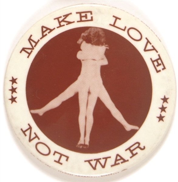 Make Love Not War Anti Vietnam War Mirror