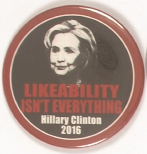 Hillary Likability Isnt Everything