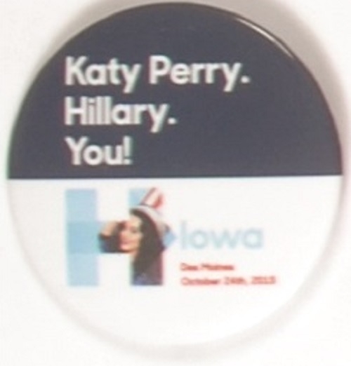 Katy Perry for Hillary Clinton, Iowa
