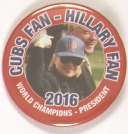 Cubs Fan for Hillary Clinton