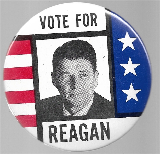 Vote for Reagan 1968 Pin 