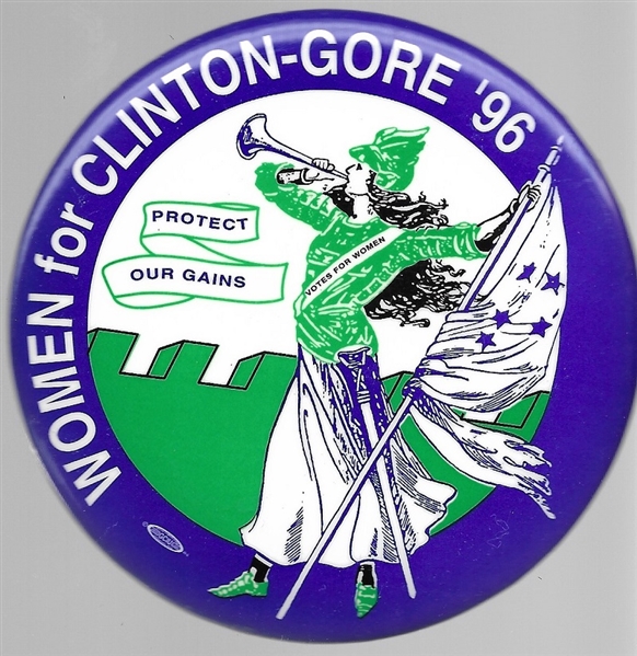 Clinton-Gore Suffrage Trumpeter 
