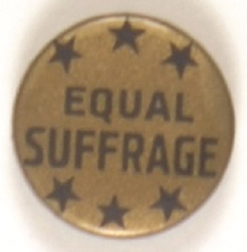 Equal Suffrage Celluloid