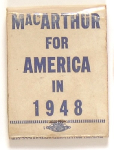 MacArthur for America Matchbook