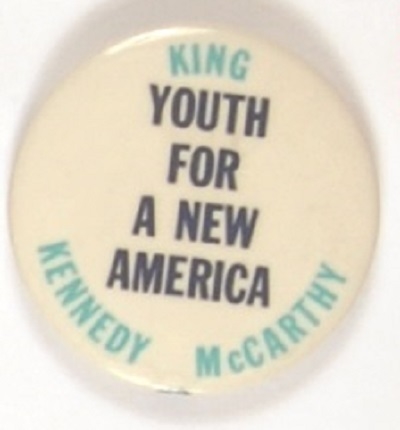 Kennedy, King, McCarthy Youth for a New America