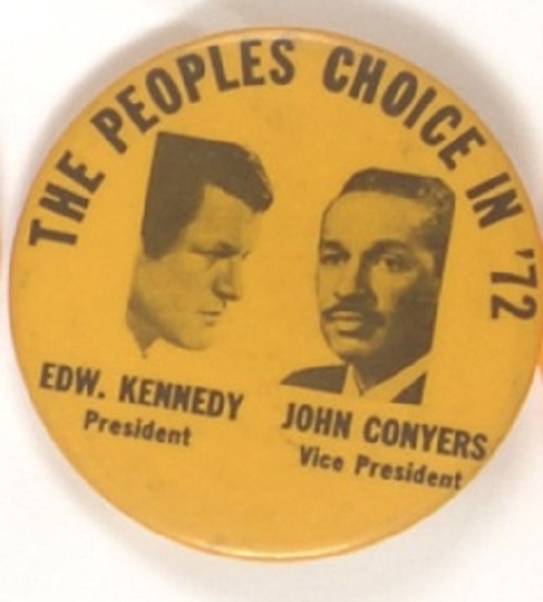 Kennedy and Conyers 1972 Celluloid