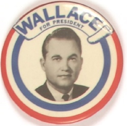 George Wallace for President 1964 Celluloid