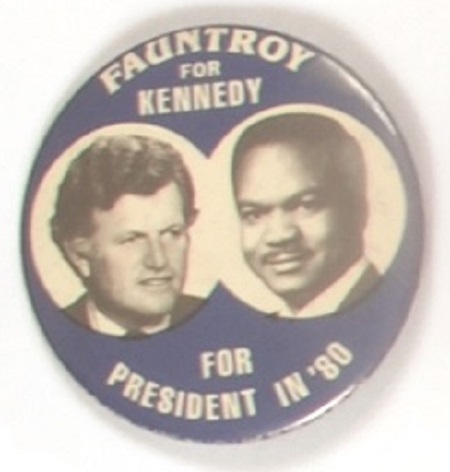 Fauntroy for Ted Kennedy