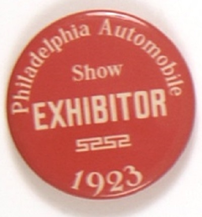 Philadelphia Automobile Show, 1923