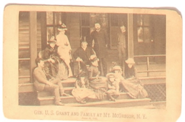 U.S. Grant and Family Cabinet Card