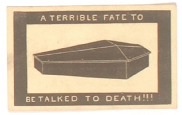 Terrible Fate to be Talked to Death Card