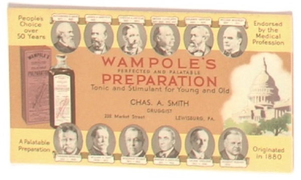 Hoover and Presidents Wampoles Preparation Blotter