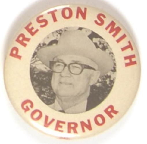 Preston Smith for Governor, Texas