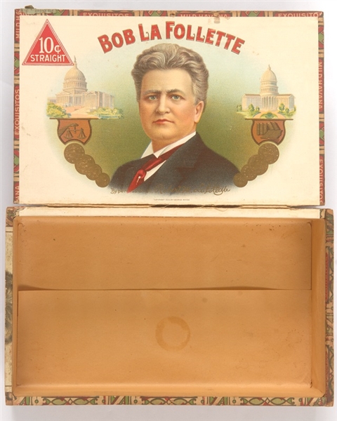 Robert LaFollette Cigar Box