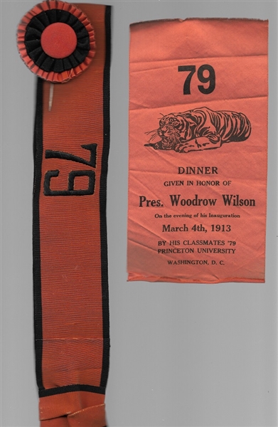 Wilson Princeton Class of 1879 Dinner