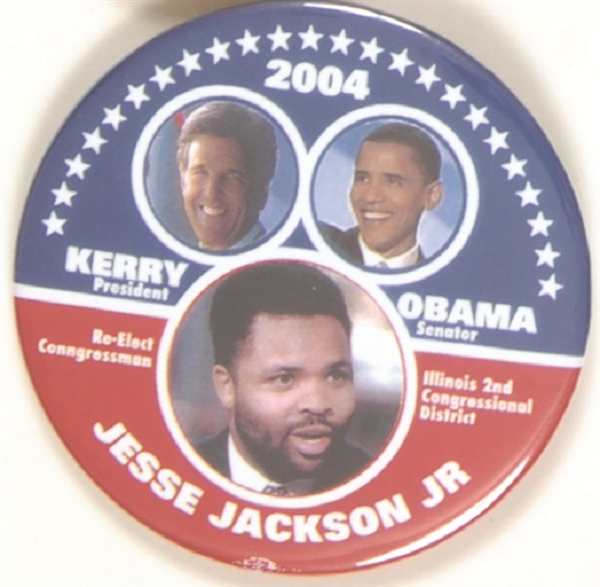 Kerry, Obama Jesse Jackson Jr. Illinois Coattail