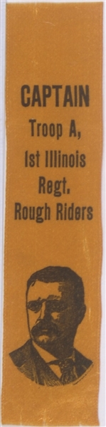 Roosevelt Illinois Regiment Rough Riders Ribbon