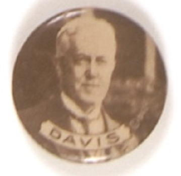 John W. Davis Rare 1924 Celluloid
