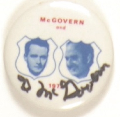 McGovern Signed 1972 Jugate