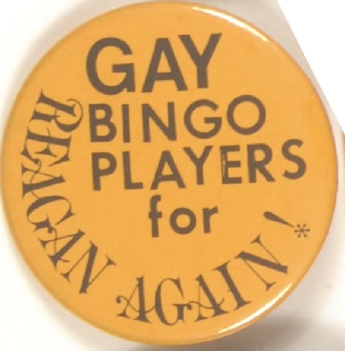 Gay Bingo Players for Reagan Again