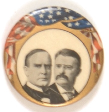 McKinley, Roosevelt US Flag Jugate
