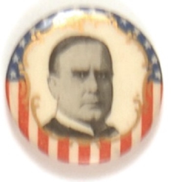 McKinley Stars and Stripes Celluloid