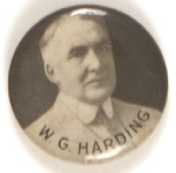 W.G. Harding Scarce Celluloid