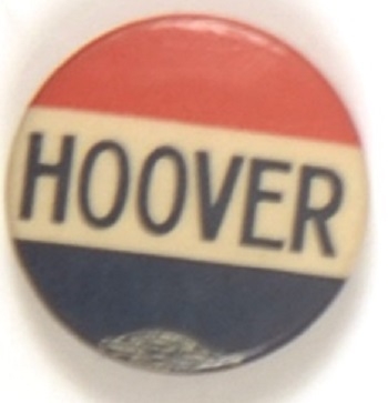 Hoover Red, White, Blue Celluloid