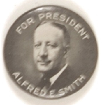 Smith for President Black and White Celluloid