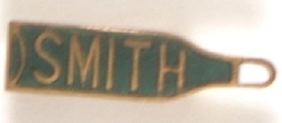 Smith Enamel Bottle Pinback