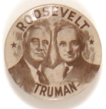 Roosevelt, Truman Rare Jugate