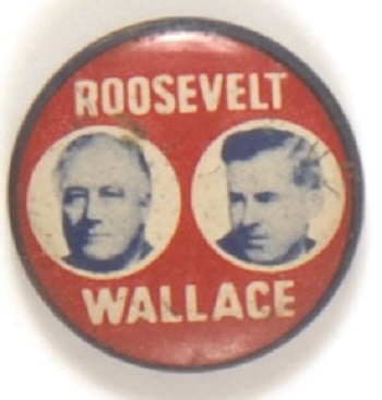 Roosevelt, Wallace Litho Jugate