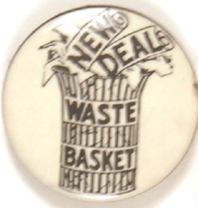 Willkie New Deal Waste Basket