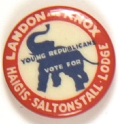 Landon, Knox Vote Republican Massachusetts Coattail