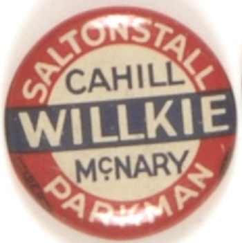 Willkie, Saltonstall, Massachusetts Coattail