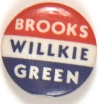 Willkie, Brooks, Green Illinois Coattail