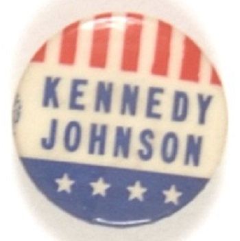 Kennedy, Johnson "Upside Down" Celluloid